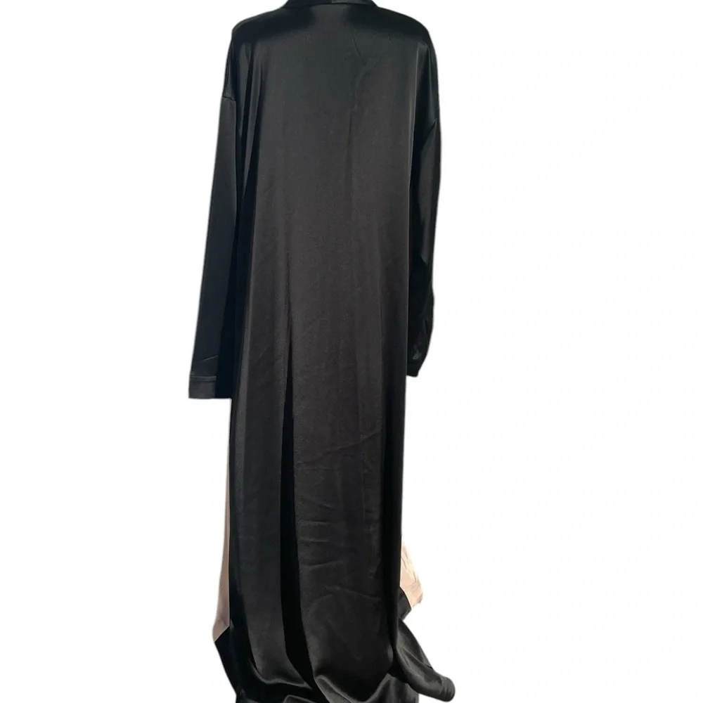 Natasha Zinko London, Double‎ Breasted Black Long Jacket Dress, Size 12 US, EUC